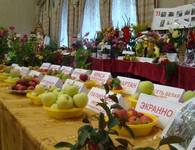 Выставка цветов и плодов